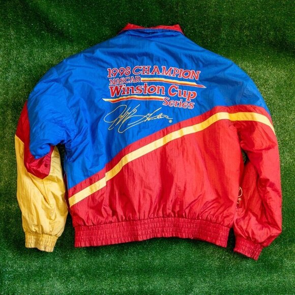 JEFF GORDON VINTAGE CHASE AUTHENTIC 1998 NASCAR WINSTON CUP CHAMP BOMBER SIZE XL - Picture 6 of 8
